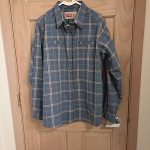 Stormy Kromer Flannel Blue Plaid XL